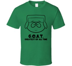 Kyle South Park Character Greatest Of All Time Goat Cartoon Fan T Shirt 37643674