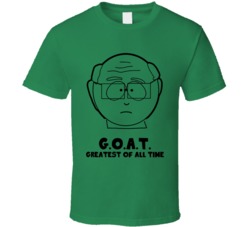 Mr Garrison South Park Character Greatest Of All Time Goat Cartoon Fan T Shirt 37705133
