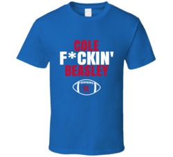 Cole Fckin' Beasley Buffalo Football Fan Cool Sports T Shirt 38501869