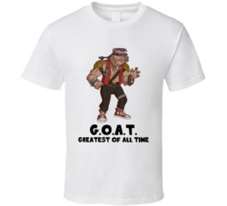 Bebop Greatest Of All Time Goat Tmnt Ninja Turtles Cartoon Character Fan T Shirt 38839652