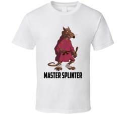 Master Splinter Cartoon Character Tmnt Ninja Turtles Fan T Shirt 38839661