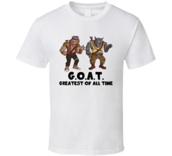 Bepop Rocksteady Greatest Of All Time Goat Tmnt Ninja Turtles Cartoon Character Fan T Shirt 38839674