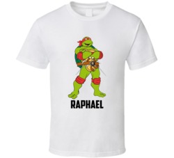 Raphael Cartoon Character Tmnt Ninja Turtles Fan T Shirt 38839679