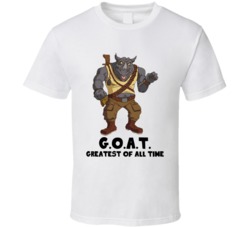 Rocksteady Greatest Of All Time Goat Tmnt Ninja Turtles Cartoon Character Fan T Shirt 38839683