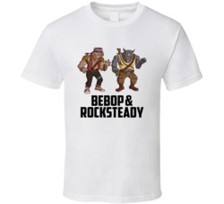 Bepop Rocksteady Cartoon Character Tmnt Ninja Turtles Fan T Shirt 38860386