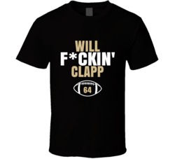 Will Fckin Clapp Football Sports Star T Shirt 39099645