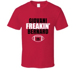 Giovani Freakin Bernard Football Sports Star Fan T Shirt 39099785
