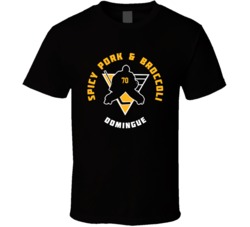 Louis Domingue Spicy Pork Broccoli Pittsburgh Hockey Fan T Cool T Shirt 39272810