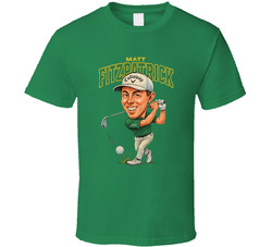 Matt Fitzpatrick Caricature Golf T Shirt 40339404