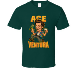 Ace Ventura Movie Caricature T Shirt 40339836