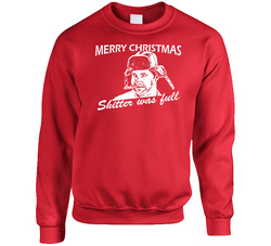 Cousin Eddie Shitters Was Full Funny Christmas Vacation Movie Crewneck Sweatshirt 40343281