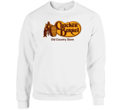 Cracker Barrel Old Country Store Nasdaq Company Logo Employee Fan Mens Soft Cotton Tee Crewneck Sweatshirt 40343322