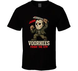 Jason Voorhees Friday The 13th Halloween Movie T Shirt 40347425