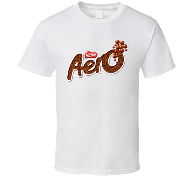 Aero Chocolate Bar Snack Junk Food Fan T Shirt