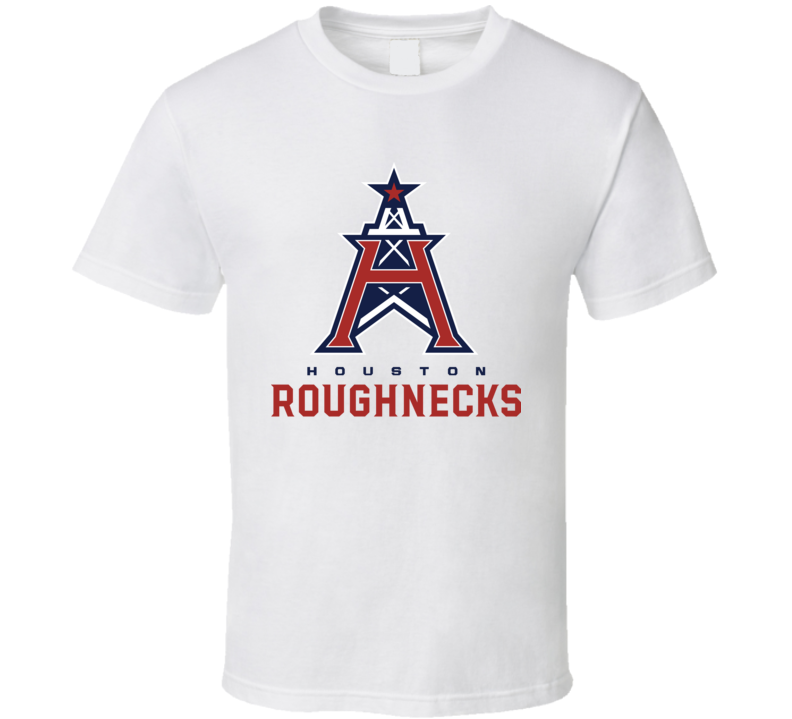 Houston Roughnecks Xfl Team Logo Football Fan T Shirt