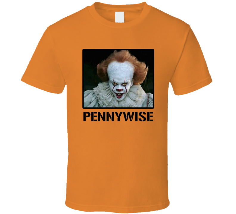 Pennywise Halloween Horror Villain Movie Fan T Shirt