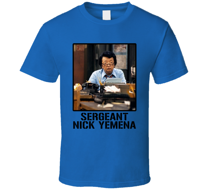 Nick Yemena Barney Miller Tv Show Character Fan T Shirt