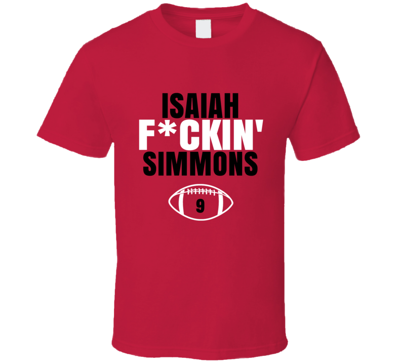 Isaiah Fckin Simmons Football Sports Star Fan T Shirt