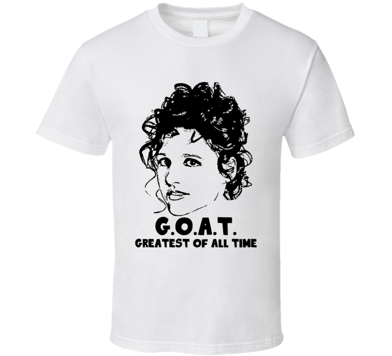 Elaine Benes Greatest Of All Time Goat Seinfeld Tv Show Fan T Shirt