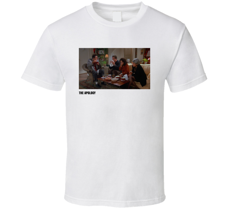 Seinfeld Episode Title The Apology Tv Show Fan T Shirt