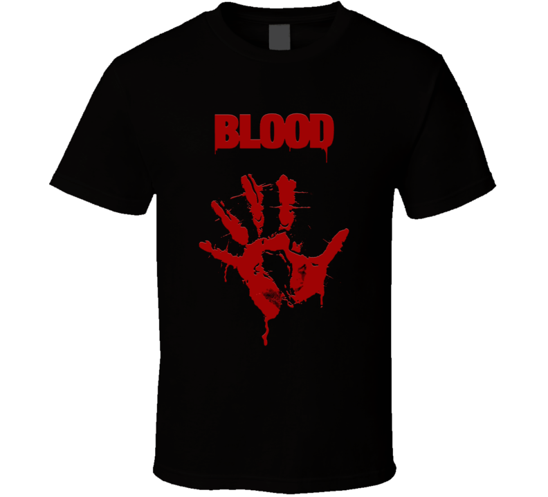 Blood Computer Video Game Shooter T Shirt