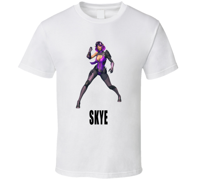 Skye  Paladins Video Game Character T Shirt