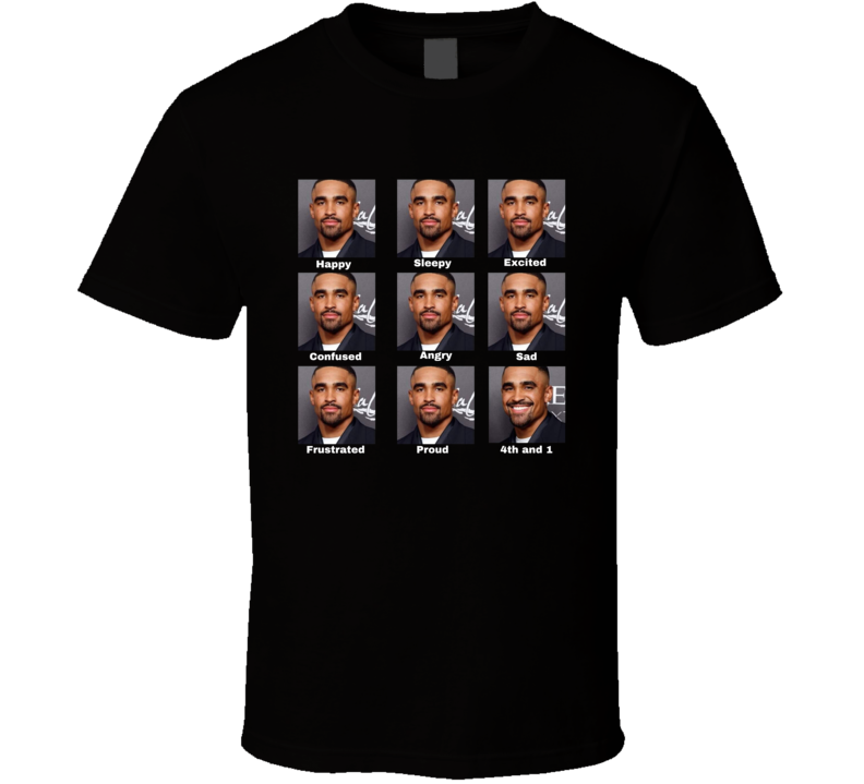 Jalen Hurts 4th And 1 Tush Push Football T Shirt