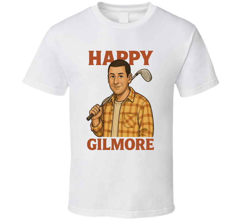 Happy Gilmore Movie Caricature T Shirt
