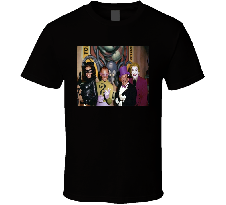 Batman Villains Catwomen Riddler Joker Penguin T Shirt