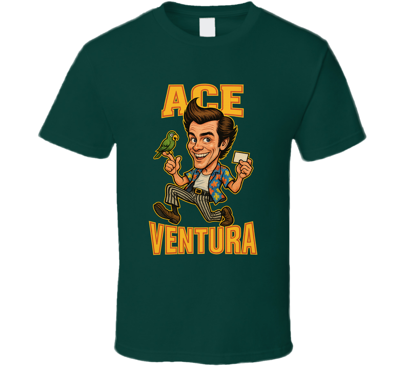 Ace Ventura Movie Caricature T Shirt