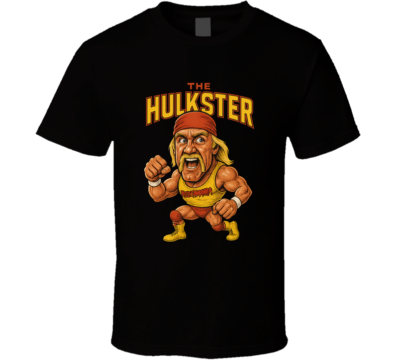 Hulk Hogan The Hulkster Caricature T Shirt