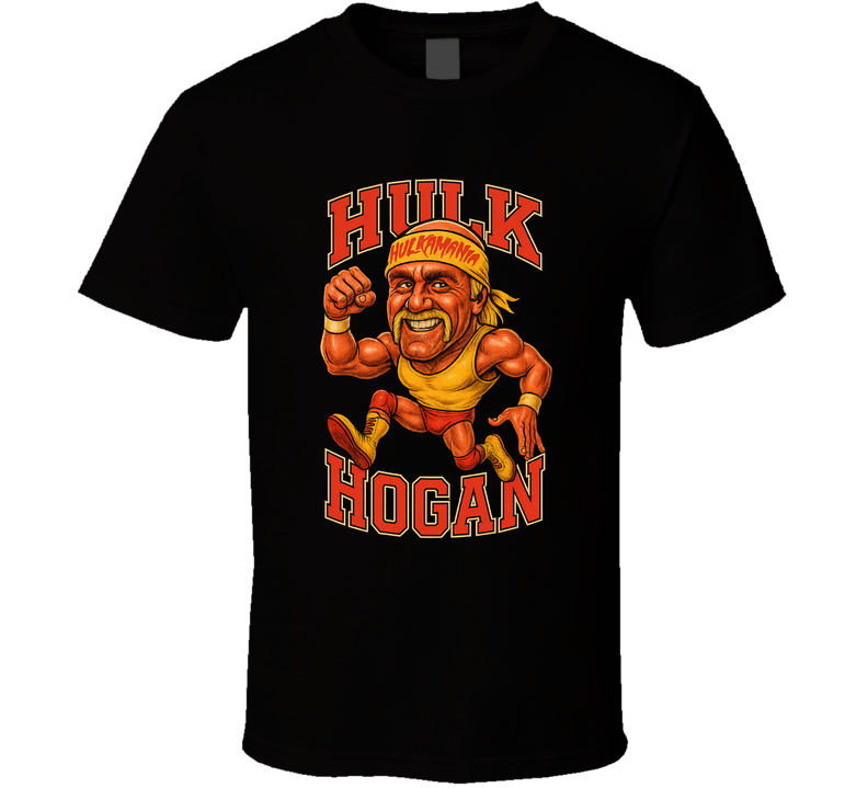 Hulk Hogan Caricature T Shirt