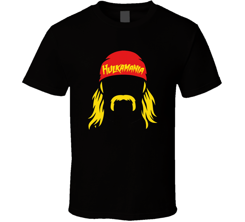 Hulk Hogan Silhouette Hulkamania Wrestling T Shirt