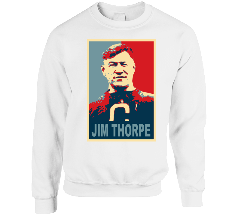 Greatest Jim Thorpe Native American Athelete Crewneck Sweatshirt