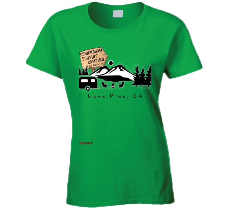 Camping Ladies T Shirt