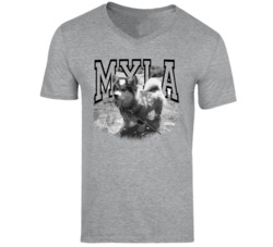 Myla Alaskan Malamute Cute Puppy Husky Graphic Dog Lover Tee Shirt