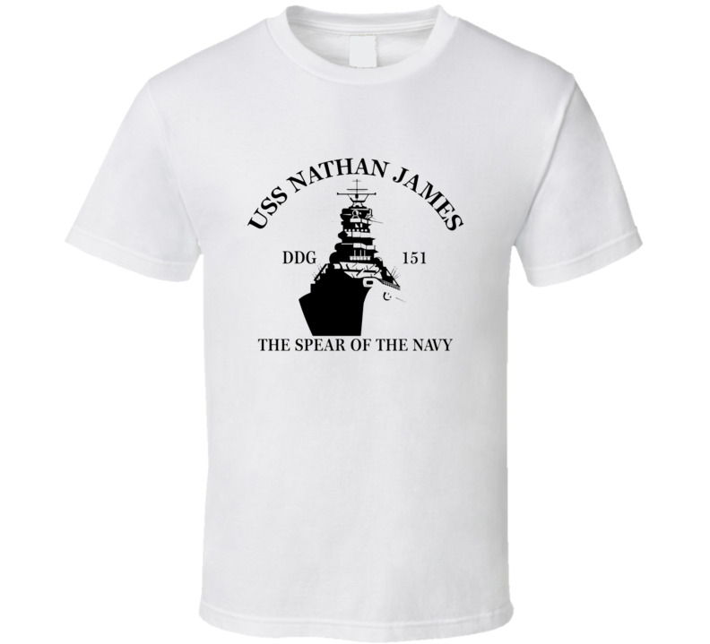 USS Nathan James DDG 151 T Shirt USS Nathan James DDG 151 T Shirt