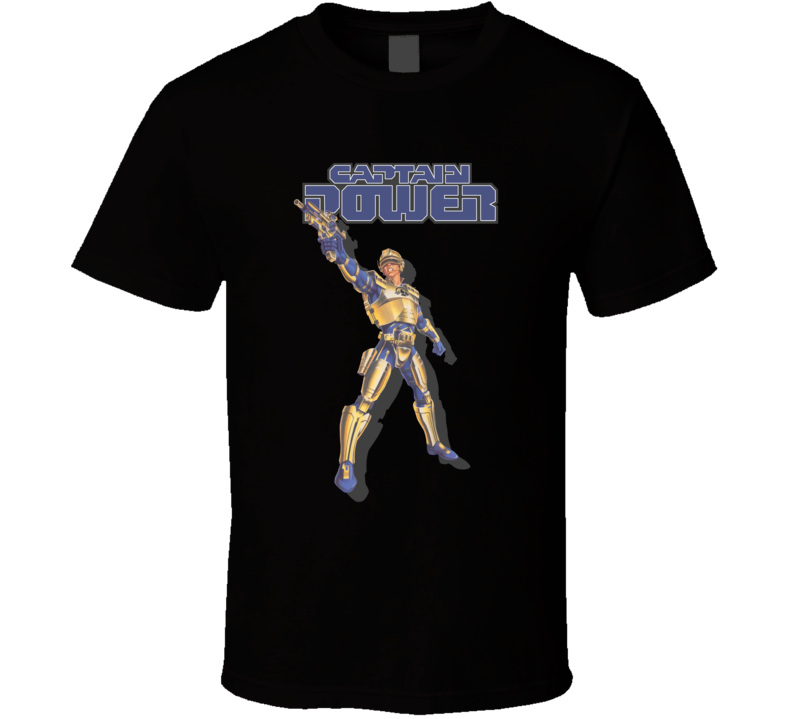 Captain Power The Soldiers of The Future T Shirt Captain Power The Soldiers of The Future T Shirt