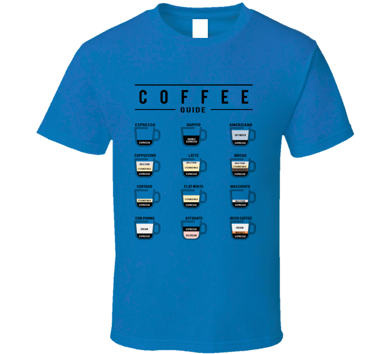 Coffee Guide T Shirt Coffee Guide T Shirt