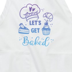 Let's Get Baked White Apron 39142246