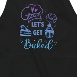 Let's Get Baked Black Apron 39142249