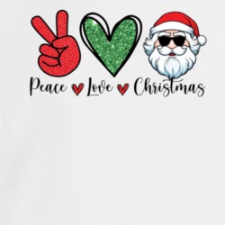 Peace Love Christmas Crewneck Sweatshirt 39145102
