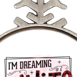 White Christmas Holiday Ornament 39145486