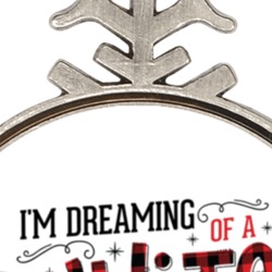 White Christmas Holiday Ornament 39145487