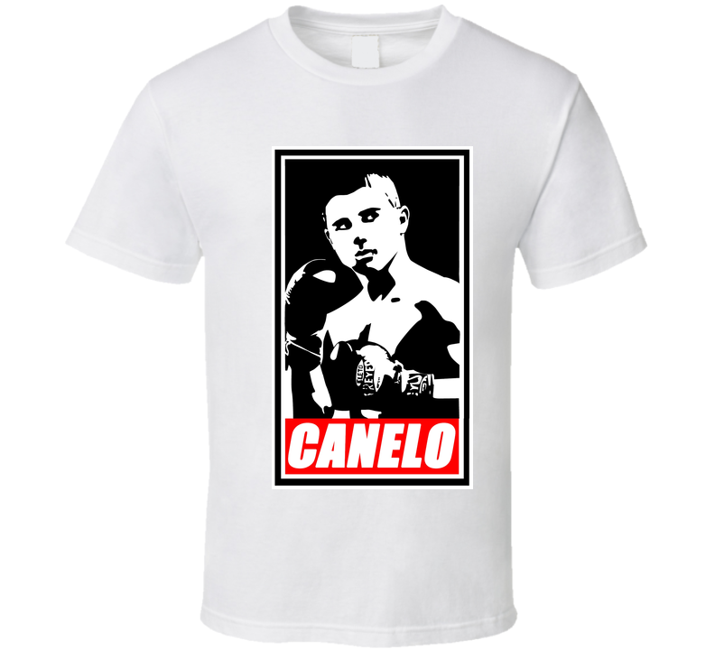 Saul "Canelo" Alvarez White Boxing Tshirt T Shirt Saul "Canelo" Alvarez White Boxing Tshirt T Shirt