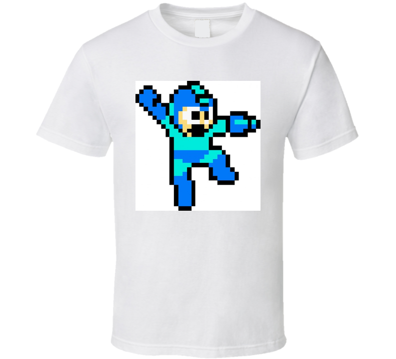 8 Bit Mega Man Tshirt  T Shirt