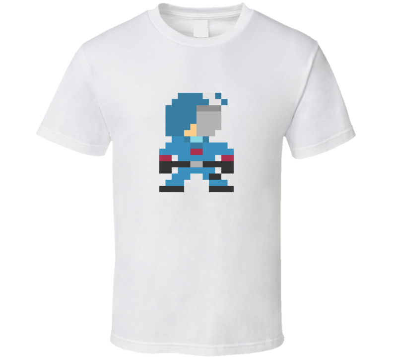 80's Cartoon GI JOE 8 Bit Cobra Commander T Shirt