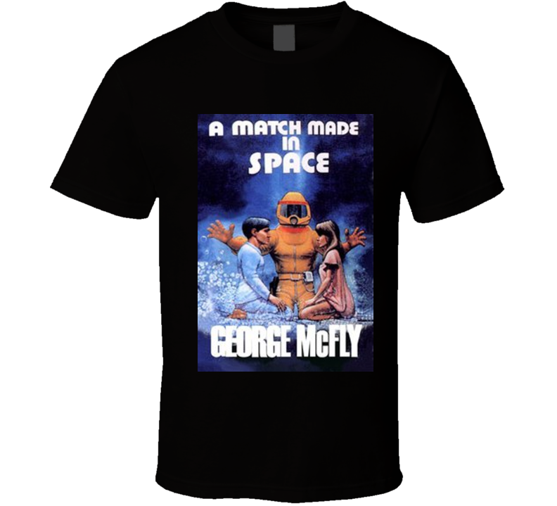Classic 80's Movie Back to the Future George McFly Book T Shirt Classic 80's Movie Back to the Future George McFly Book T Shirt