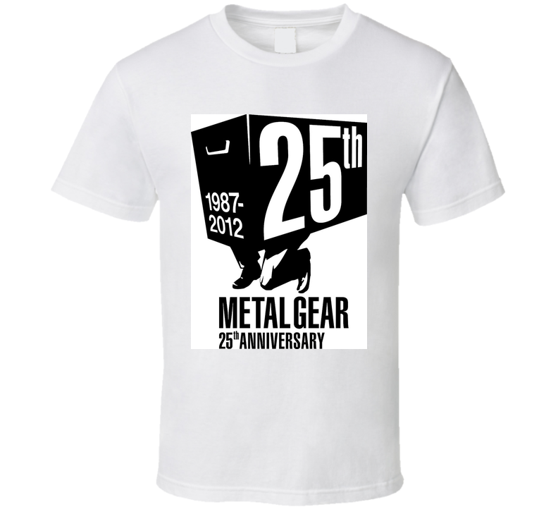 METAL GEAR 25TH ANNIVERSARY VIDEO GAME T Shirt