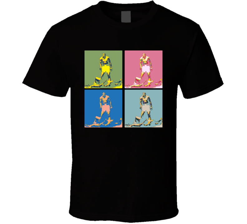 Muhammad Ali Vs Sonny Liston The Punch Warhol T Shirt Muhammad Ali Vs Sonny Liston The Punch Warhol T Shirt
